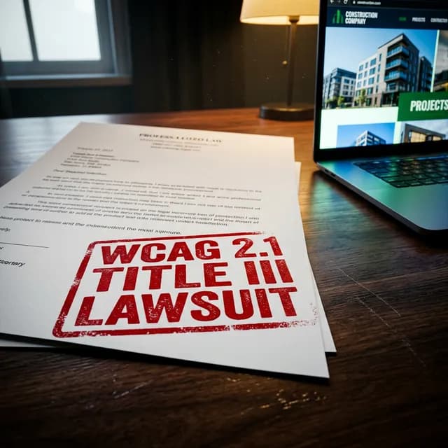 Sitios Web de Construcción que Cumplen con la ADA: Exponiendo la Crisis de Demandas Predadoras de $50k del Título III
