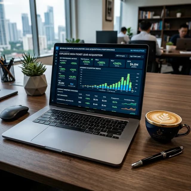 Panel de análisis de marketing B2B de élite