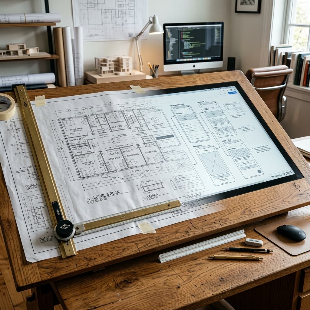 Blueprint Web Design: Por Qué una Constructora de $50M No Sobrevive con un Sitio Web de $500