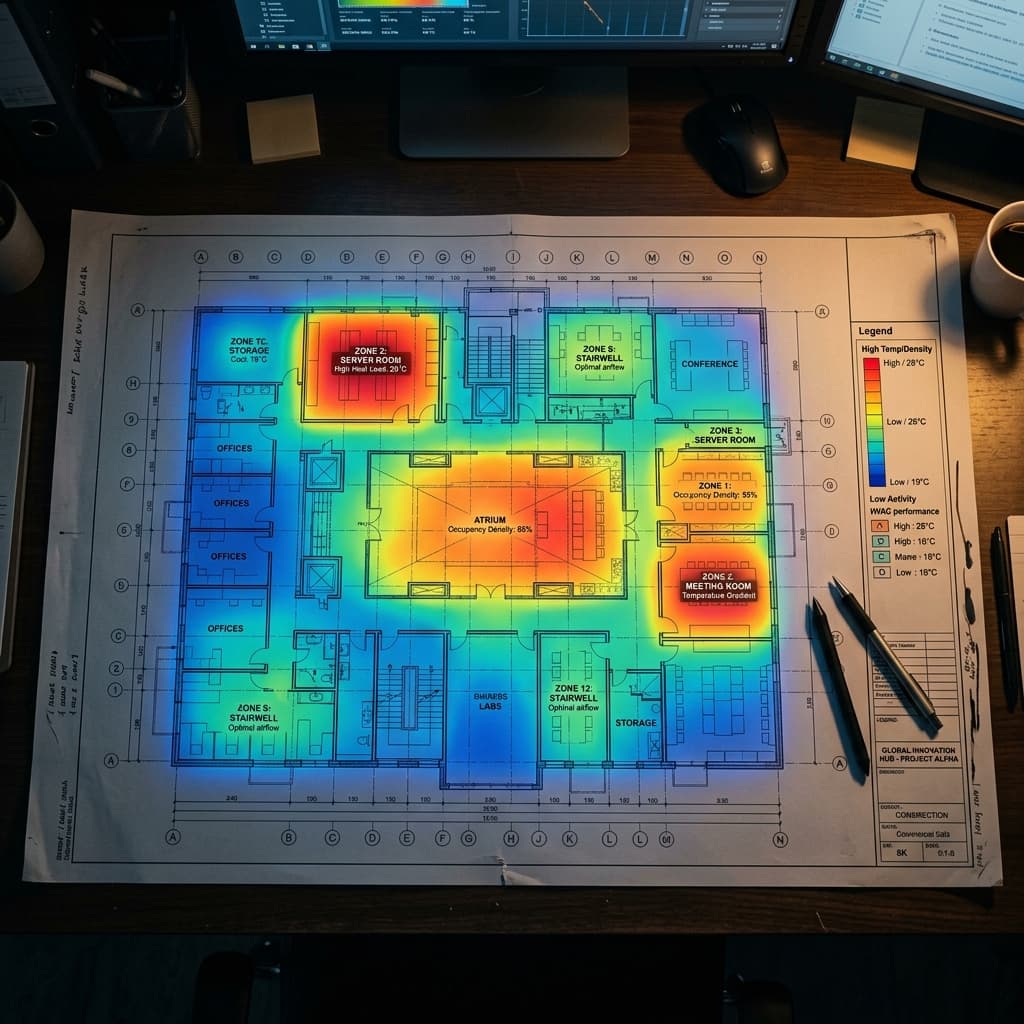 Operando a Ciegas: Cómo los Mapas de Calor Exponen Fugas de $20M+ en la Construcción