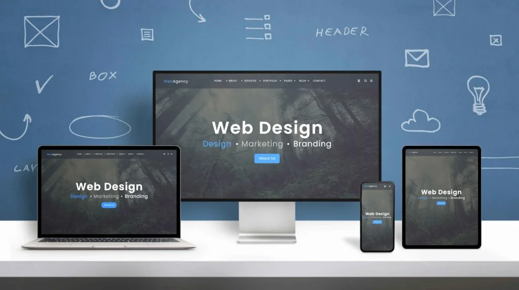 Web Design Mockups